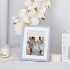Fixwal Picture Frames Set, 15 Pack, MDF, Soft Earth Tones, 8x10, 5x7, 4x6