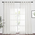 NICETOWN Beige Sheer Window Curtains Extra Long, W70 x L108 by NICETOWN