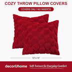 decorUhome Valentine’s Day Soft Plush Throw Pillow Covers 20x20 Inch Set of 2 - Image 6