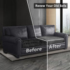Leather Look Couch Cushion Covers Sofa Seat Slipcovers Sets Couches Furniture - Image 7