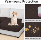 Easy-Going Stretch 3 Pieces Couch Cushion Covers - Image 3