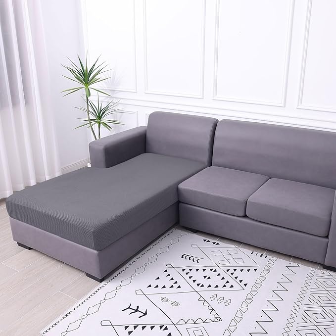 hyha Waterproof Sectional Couch Covers, Non Slip Sofa Couch Cushion Covers L - Image 7