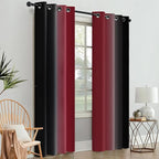 SimpleHome Ombre Room Darkening Curtains 84 inches Length - Image 7