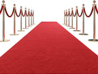 HOMBYS 450 GSM Extra Thick 3x10 ft Black Carpet Runner for Partys & Events, Heavy-Duty Felt Aisle Runway Rug for Steps, Prom Proposal & Wedding Ceremony Decorations, Hollywood Oscars for VIP Awards