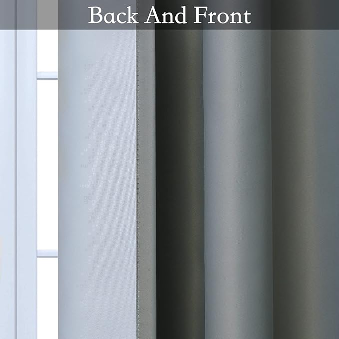 SimpleHome Ombre Curtains 42 x 84 Inch - Image 3