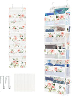 Clastyle Over the Door Organizer Diaper Toy Nursery Hanging Shelf, Rose
