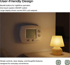 H6062 Programmable Digital Humidity Controller with Automatic Window Frost Protection, Manual and Dehumidify Modes, for Whole-Home Humidifier or Dehumidifier, Backlit Display
