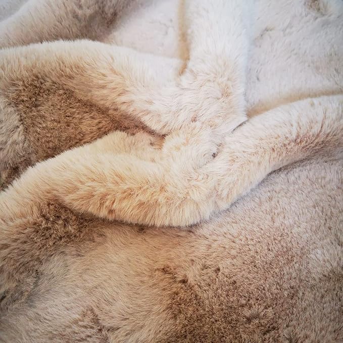 Ghouse Ultra Soft Faux Rabbit Fur Rug 3x5, Machine Washable Area Rugs - Image 7
