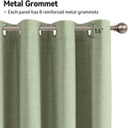 100% Blackout Shield Linen Blackout Curtains - Image 6