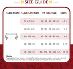 Softalker Christmas Rectangle Tablecloth 60 x 144 Inch, Red Checkered