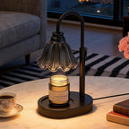 Flower Candle Warmer Lamp with Timer & 4-Level Dimmer, Adjustable Height