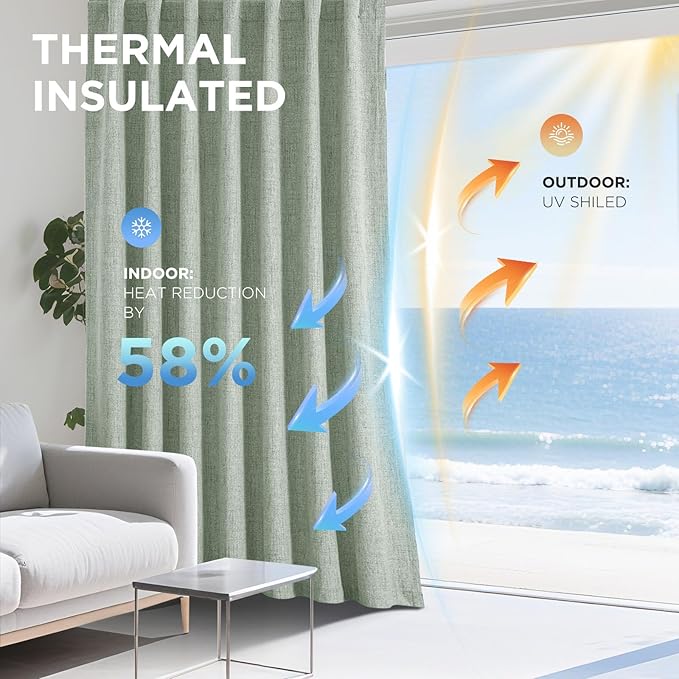 Joydeco Blackout Curtains for Bedroom - Image 4
