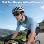 Portable Neck Fan, 6000mAh Rechargeable Personal Fan, 6 Speeds Hands Free Wearable Fan with 360° Surround Airflow, Ideal for Travel, Office, Sports, Home - Gifts for Men Women Dad Mom