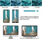 Simplebrand Ava Teal Short Blackout Curtains - Image 8