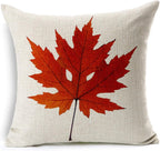 All Smiles Fall Outdoor Throw Pillow Covers 16x16 Set of 4, Thanksgiving