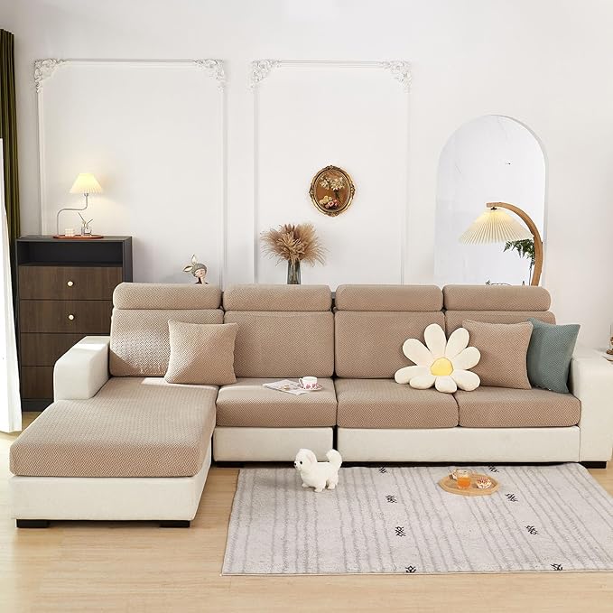Couch Covers for 2 Cushion Sofa Pet Friendly Couch Cushion Covers Universal - Image 8