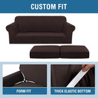 H.VERSAILTEX 3 Piece Stretch Sofa Covers - Image 4