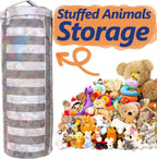 Ofiray-home Stuffed Animal Storage Bean Bag Cover for Kids