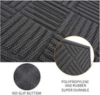 Mibao Front Door Mat, Dirt Trapper Welcome Mat - Image 3