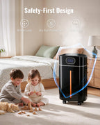 4.2Gal/16L Cool and Warm Mist Humidifier for Large Room 1500 sq ft