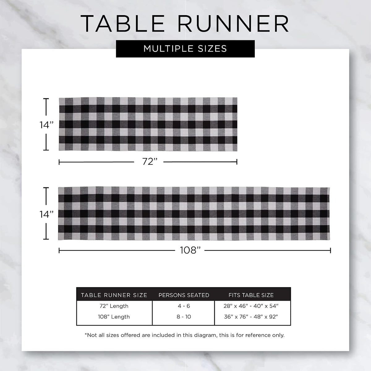 DII Chambray Kitchen, Tabletop Collection, Natural, 14x72 Table Runner