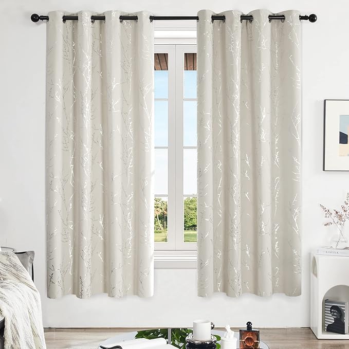 Deconovo Living Room Curtains, Room Darkening Curtain, Thermal Insulated - Image 2