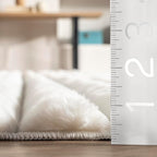 Nuloom SuperiorWash Collection Kai Off-White, Fluffy and Cozy, High Traffic - Image 2