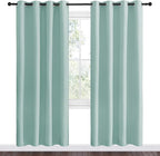 NICETOWN Aqua Blue Blackout Curtains 78" Long - Image 2