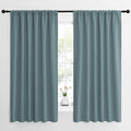 NICETOWN Greyish Blue Blackout Curtains Panels by NICETOWN