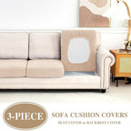 Couch Cushion Covers Seat Cushion Cover Stretch Couch Cover Separate Sectional - Image 3