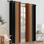 SimpleHome Ombre Room Darkening Curtains 84 inches Length - Image 7