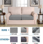 H.VERSAILTEX High Stretch Couch Cushion Covers, Chair Sofa Seat Slipcovers - Image 5