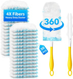 30 Count Duster Refill for Swiffer Duster with 1 Handle, Yellow