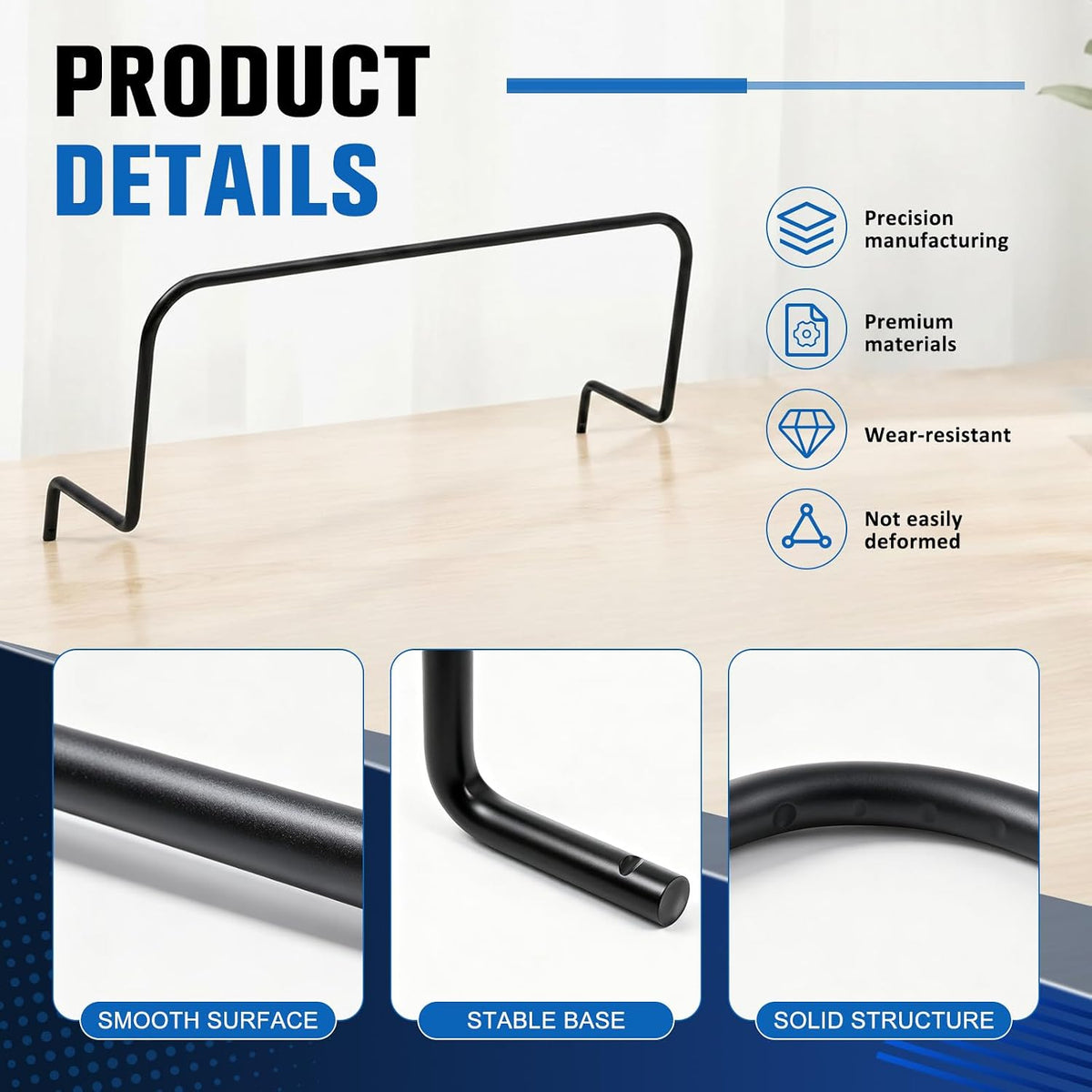 2 Pack 19 Inch Across Mattress Retainer Bar, Downward Insert