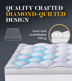 3 Inch Ultra-Fluffy Memory Foam Mattress Topper Full for Back Pain, Extra Soft Pillow Top Full Mattress Topper with 4X Support, Mattress Pad with Breathable Air Mesh Sides, 6-21'' Deep Pocket
