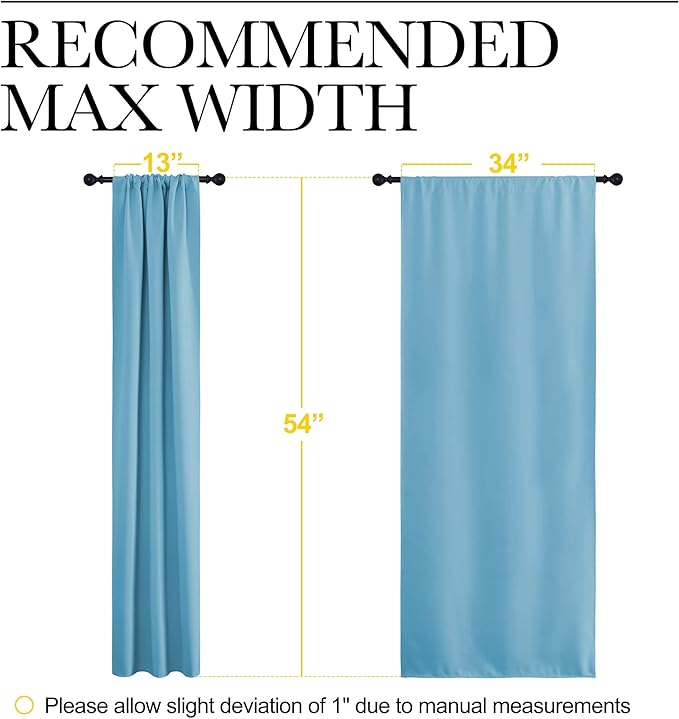 NICETOWN Kitchen Curtains for Small Windows, Privacy Thermal Insulated Blackout - Image 7