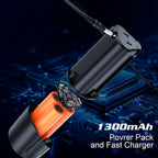 12V Cordless Drill Set with Battery & Charger, Electric Power Drill with Pure Copper Motor, 180 In-lbs Torque, 18+1 Clutch, 3/8" Keyless Chuck, LED Light, Drill Kit for Home Repair, DIY(RED)