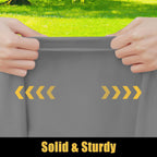 Smiry Elastic Fitted Polyester Tablecloths for 8 Foot Rectangle Tables
