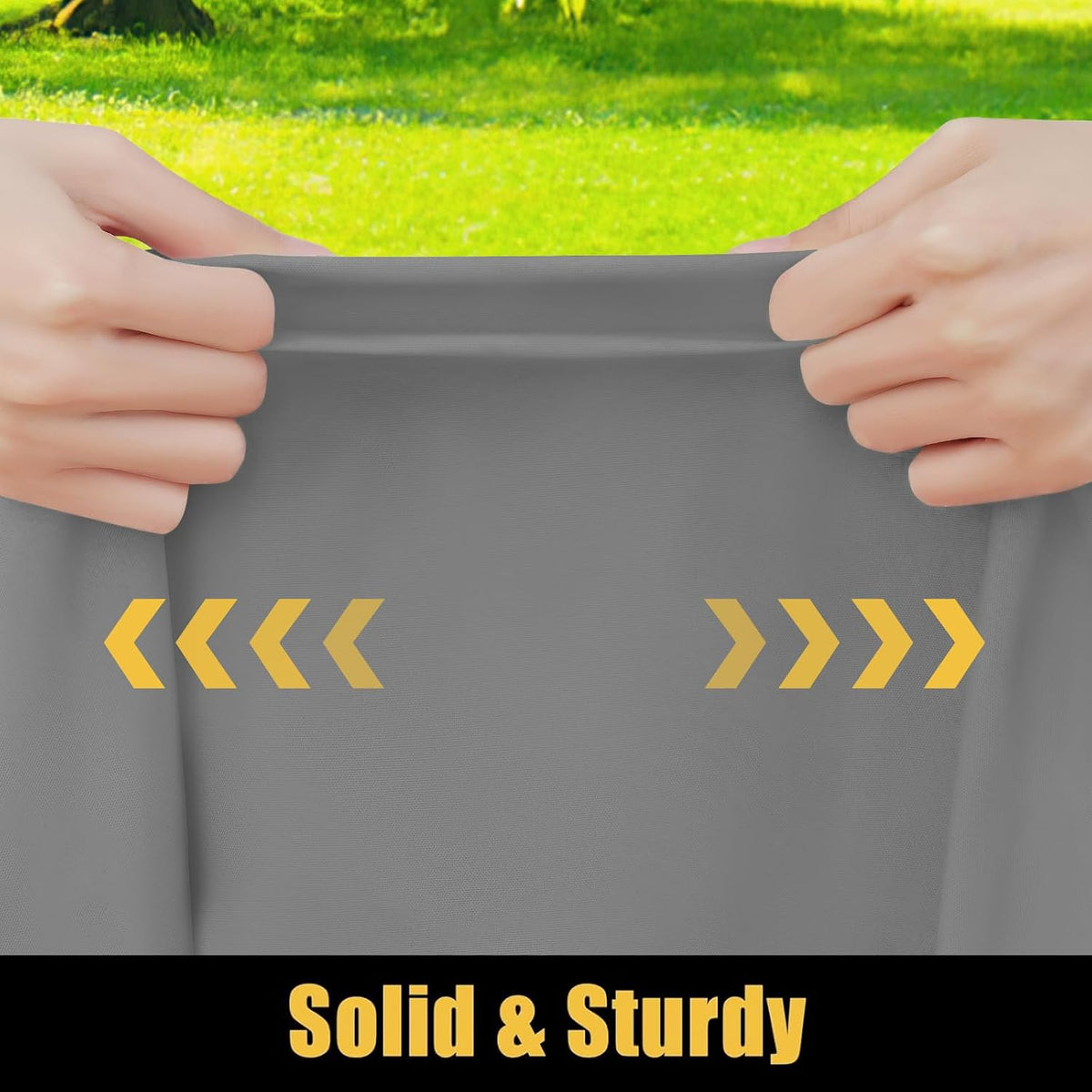 Smiry Elastic Fitted Polyester Tablecloths for 8 Foot Rectangle Tables