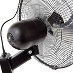 ACTIVE AIR Heavy Duty Wall Mount Fan, 16", Black