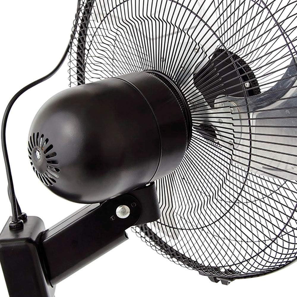 ACTIVE AIR Heavy Duty Wall Mount Fan, 16", Black