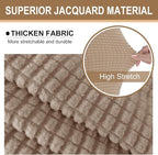 U-NICE HOME Stretch Futon Cover Armless Bed Slipcover - Image 3