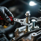 8 Inch CR-V Adjustable Wrench, Crescent Wrench with Non-Slip Grip