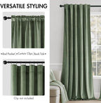 MIULEE Velvet Curtains 72 inches - Image 2