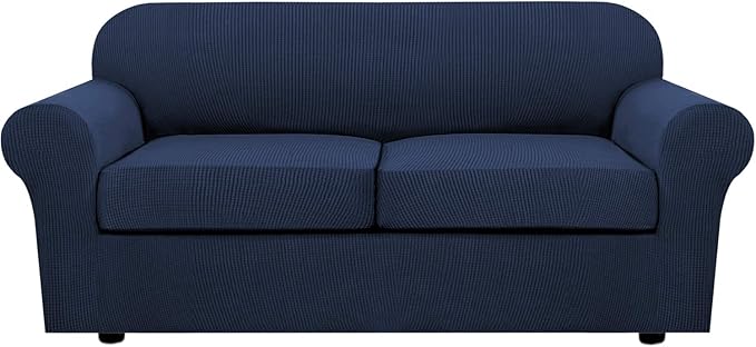 H.VERSAILTEX 3 Piece Stretch Sofa Covers by HVERSAILTEX