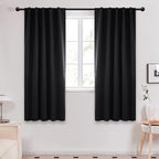 Deconovo Blackout Curtains, Thermal Insulated, W42 x L72 2 Panels, Back Tab by Deconovo