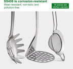 28 pcs Stainless Steel Kitchen Utensil Set
