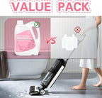 Snowlily Floor Cleaning Solution Compatible with Dreame 33.8 Fl Oz rose