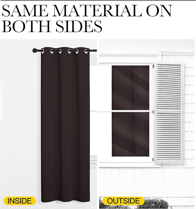 NICETOWN Blackout Curtain Panels - Image 4