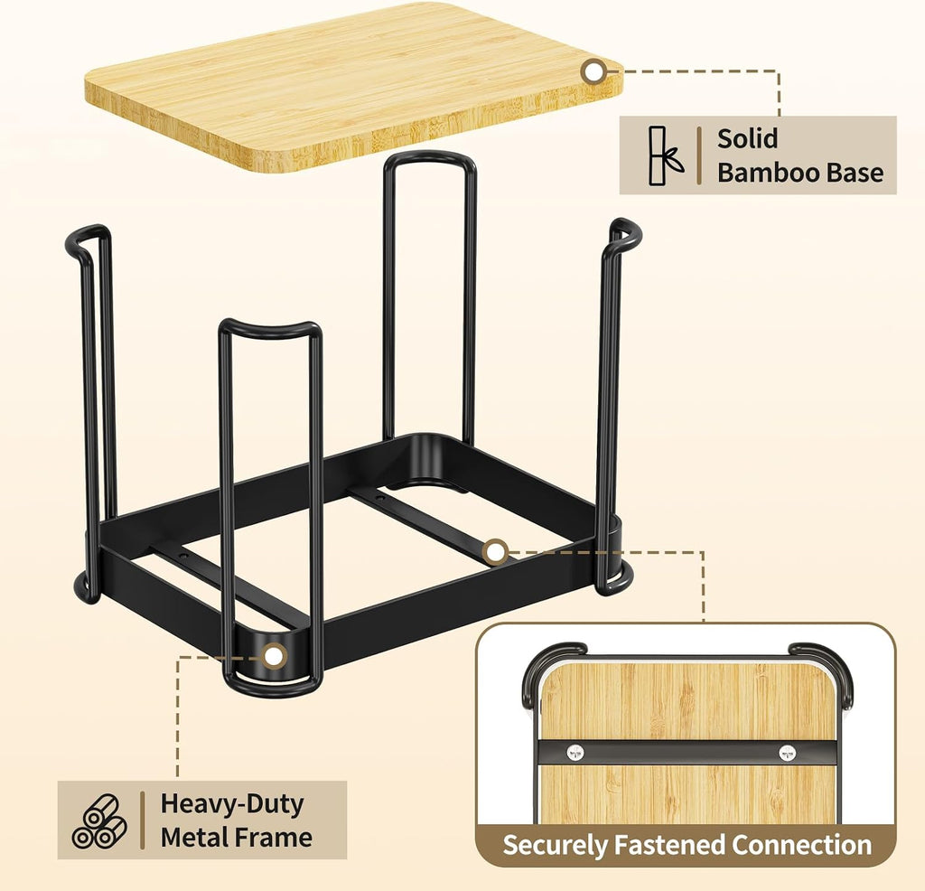 Metal Lid Organizer for Rubbermaid Brilliance, Kitchen 3-Pack 2